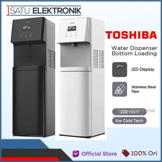 TOSHIBA RWFW1830 BN Dispenser Galon Bawah Digital