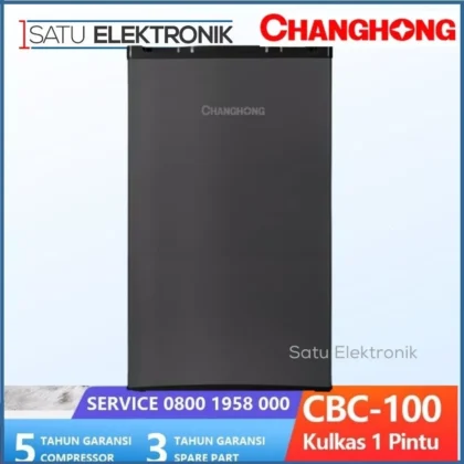 CHANGHONG CBC100 Kulkas 1 Pintu / Lemari Es (92 Liter) Low Watt