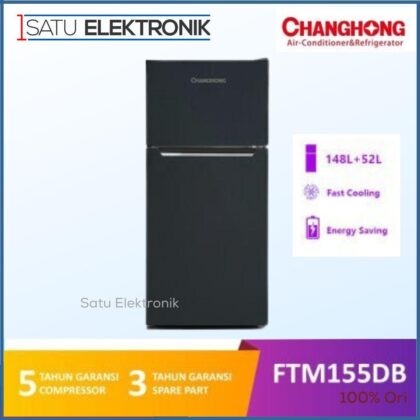 CHANGHONG FTM155DB Kulkas 2 Pintu 140 liter