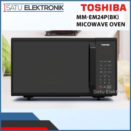TOSHIBA MM-EM24P(BK) Microwave Digital 24 Liter Layar Sentuh 6 Auto Menu & Defrost Mudah Hemat Listrik Garansi Resmi