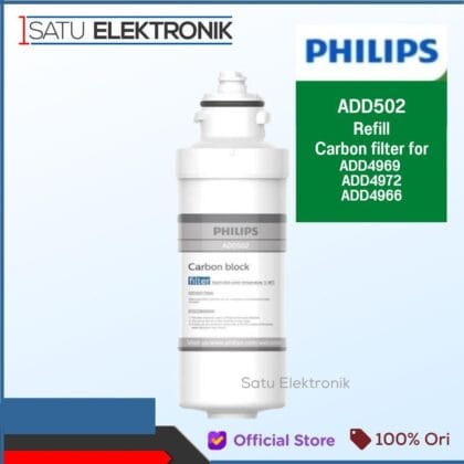 Filter Philips Dispenser Alkaline ADD512 untuk Filter Air ADD4973 BKAK 4973BKAK