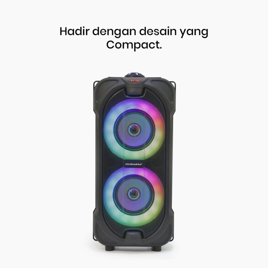 Simbadda CST 727N Speaker Karoke Mini Loudspeaker Portable Bluetooth - Image 4