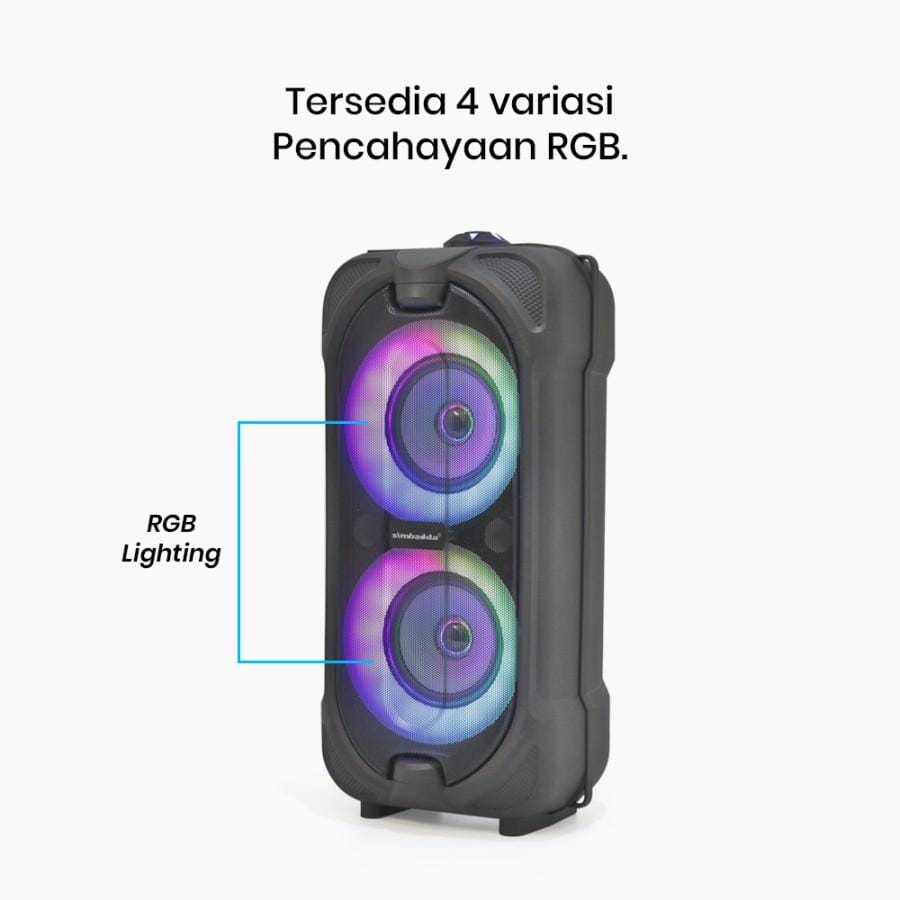 Simbadda CST 727N Speaker Karoke Mini Loudspeaker Portable Bluetooth - Image 3