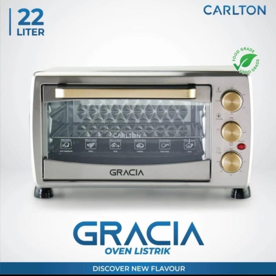 Carlton Oven Listrik Low Watt 22 Liter Gracia