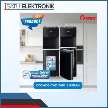 Dispenser Air Panas Dingin Normal 3 Kran Galon Bawah Cosmos CWD7601