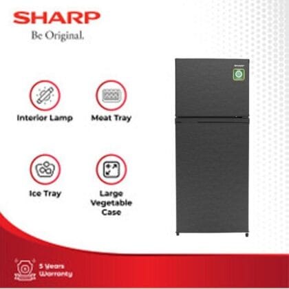 Kulkas Sharp SJ236MNHS Lemari Es 2 Pintu SJ236