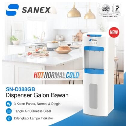 Sanex SN D388GB Dispenser Galon Bawah Air Hot, Normal & Cold SND388GB