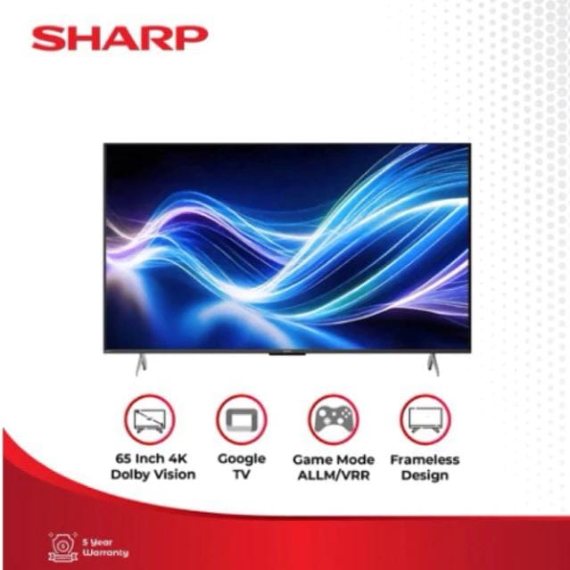 Sharp Google TV 50 Inch 4T-50HJ6000 Smart 4K UHD Dolby Atmos