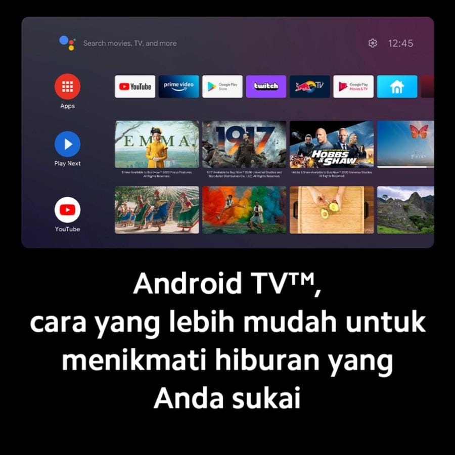 XIAOMI TV A2 43 Inch Full HD Smart Android TV LED FHD Digital DVB-T2 - Image 2