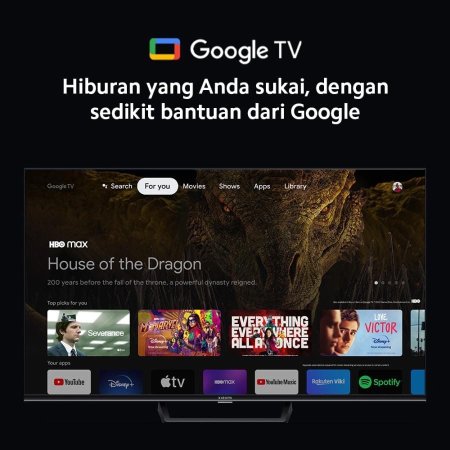 XIAOMI TV A2 43 Inch Full HD Smart Android TV LED FHD Digital DVB-T2 - Image 3