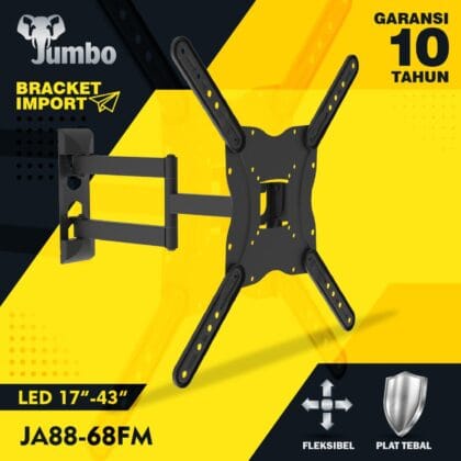 Breket TV Jumbo Swivel Fleksibel JUMBO 32" (17 s/d 43 Inch) JA88-68FM