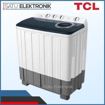 TCL Mesin Cuci 2 Tabung 13 kg Kapasitas Besar Putih | Anti Karat