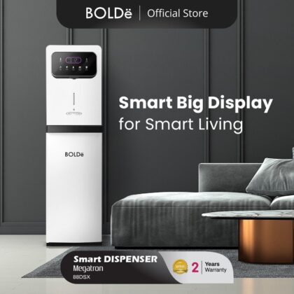 BOLDE MEGATRON Smart Dispenser Touch Screen Galon Bawah Fast Boiling