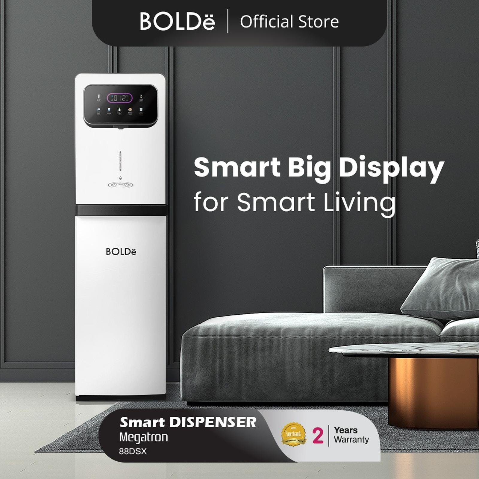 BOLDE MEGATRON Smart Dispenser Touch Screen Galon Bawah Fast Boiling