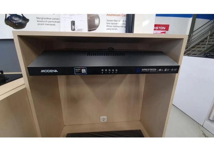MODENA PX0611BABK Slim Cooker Hood Hitam dengan Filter Aluminium & Kontrol Tombol 3 Tingkat Kecepatan - Image 4